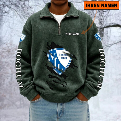 VfL Bochum 1848 – Sweatshirt mit Halbzip – Neue Version mit Ihrem Namen VfL Bochum 1848 – Sweatshirt mit Halbzip – Neue Version mit Ihrem Namen