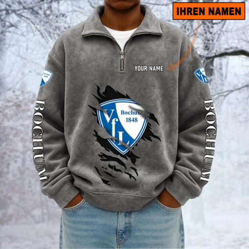 VfL Bochum 1848 – Sweatshirt mit Halbzip – Neue Version mit Ihrem Namen VfL Bochum 1848 – Sweatshirt mit Halbzip – Neue Version mit Ihrem Namen