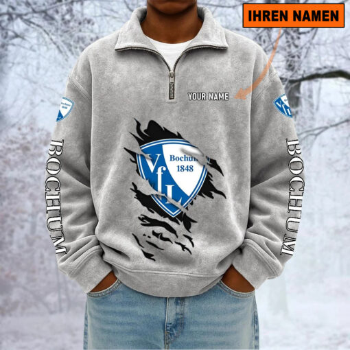 VfL Bochum 1848 – Sweatshirt mit Halbzip – Neue Version mit Ihrem Namen VfL Bochum 1848 – Sweatshirt mit Halbzip – Neue Version mit Ihrem Namen