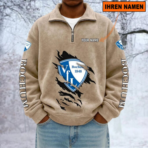 VfL Bochum 1848 – Sweatshirt mit Halbzip – Neue Version mit Ihrem Namen VfL Bochum 1848 – Sweatshirt mit Halbzip – Neue Version mit Ihrem Namen