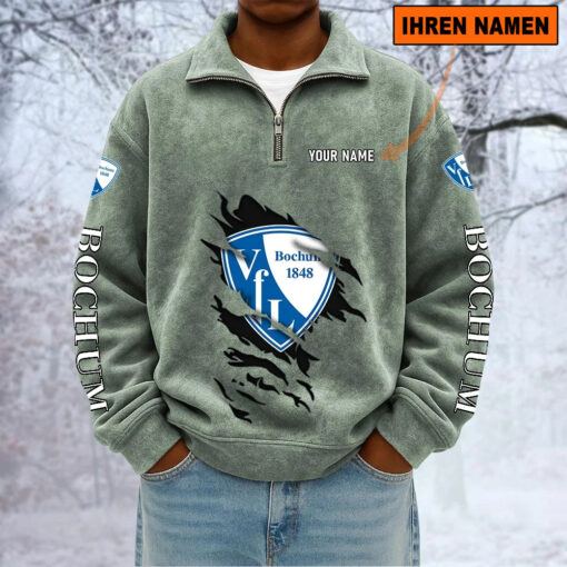 VfL Bochum 1848 – Sweatshirt mit Halbzip – Neue Version mit Ihrem Namen VfL Bochum 1848 – Sweatshirt mit Halbzip – Neue Version mit Ihrem Namen