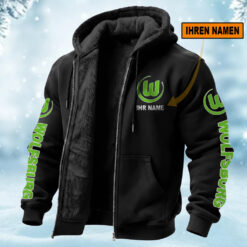 VfL Wolfsburg – Hoodie mit Fleecefutter Sonderausgabe mit Ihrem Namen