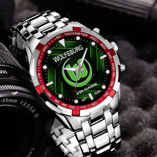 VfL Wolfsburg – Aurora Uhr Neue Version mit Ihrem Namen VfL Wolfsburg – Aurora Uhr Neue Version mit Ihrem Namen