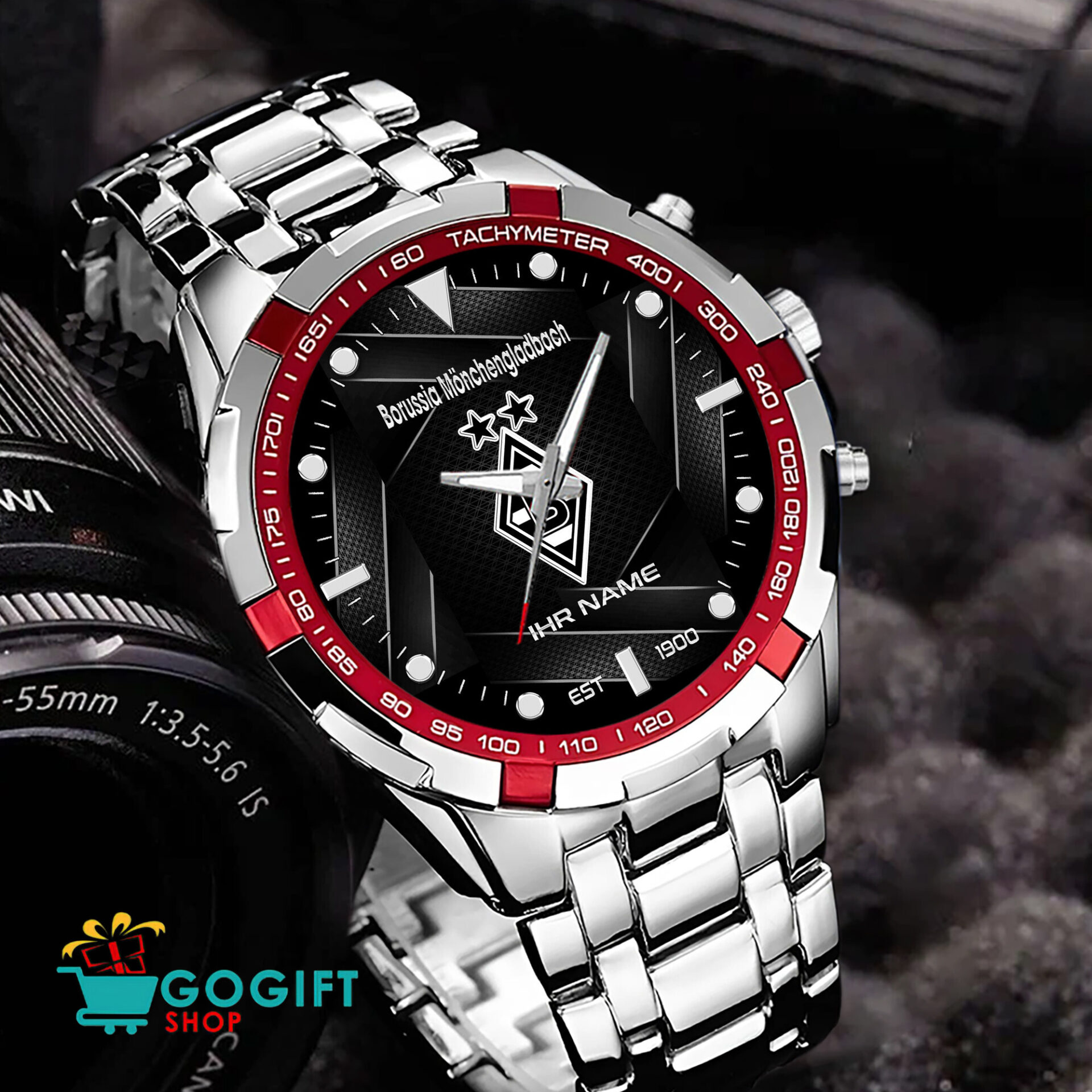 Borussia Mönchengladbach – Aurora Uhr Sonderausgabe mit Ihrem Namen Borussia Mönchengladbach – Aurora Uhr Sonderausgabe mit Ihrem Namen