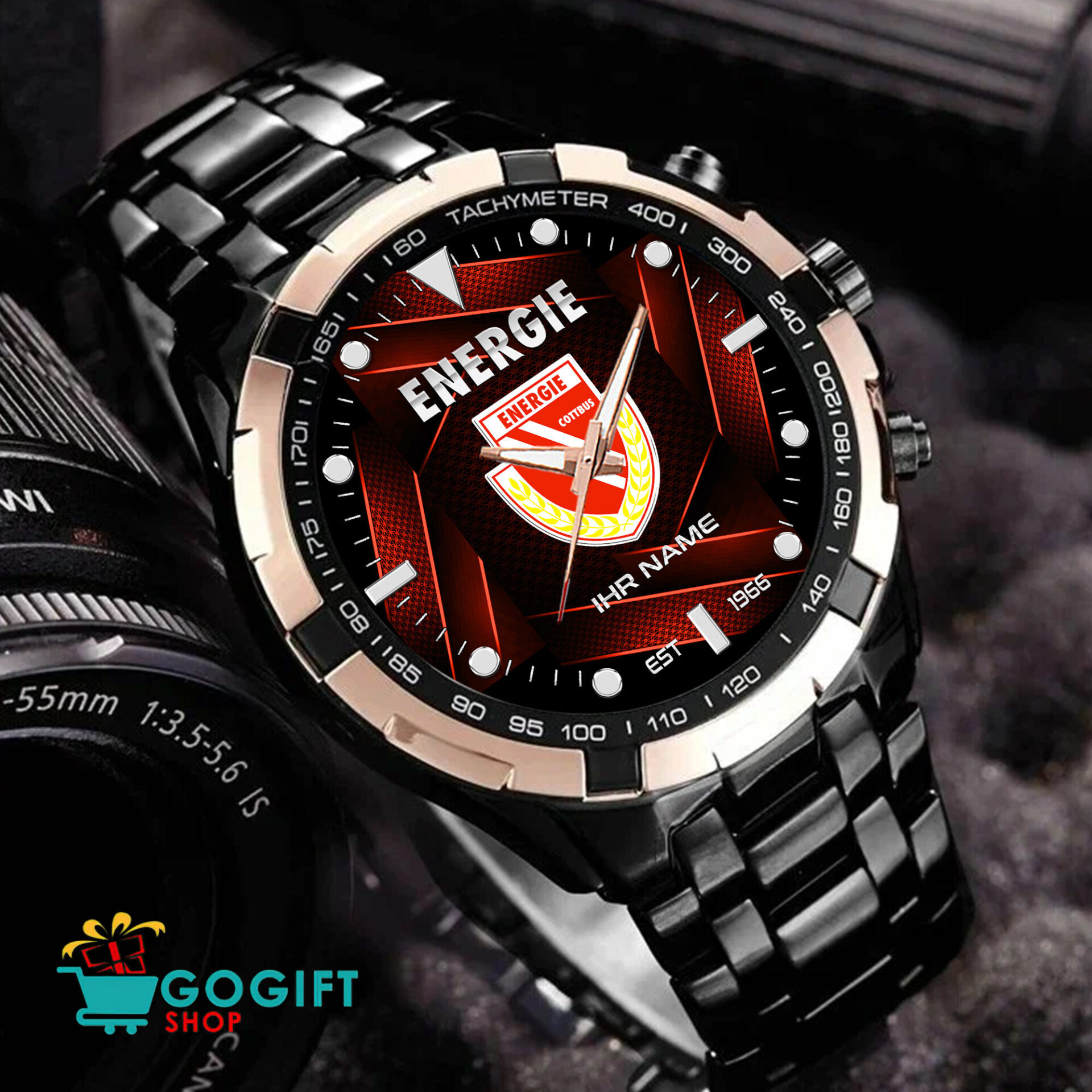 Energie Cottbus – Aurora Uhr Sonderausgabe mit Ihrem Namen Energie Cottbus – Aurora Uhr Sonderausgabe mit Ihrem Namen