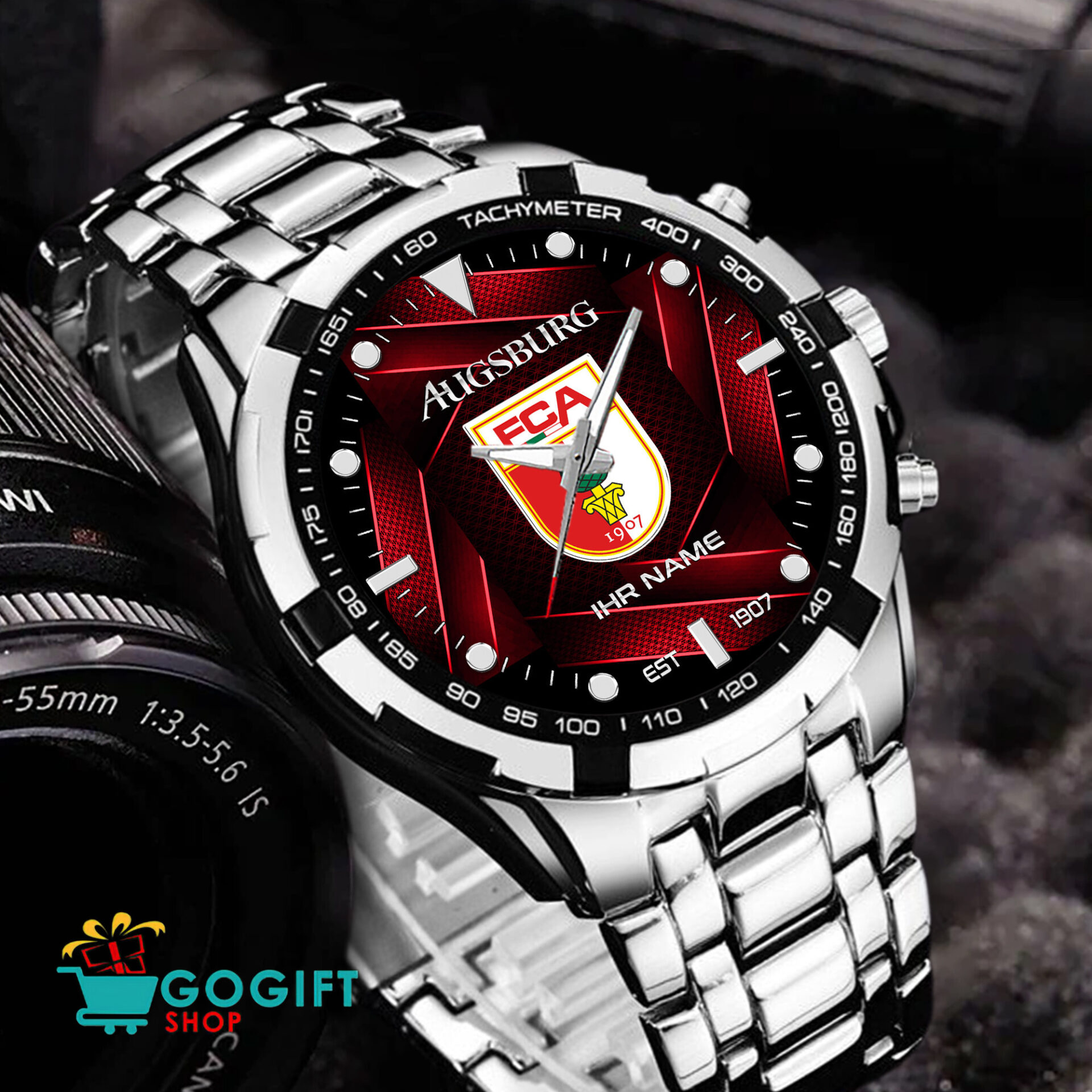 FC Augsburg – Aurora Uhr Sonderausgabe mit Ihrem Namen FC Augsburg – Aurora Uhr Sonderausgabe mit Ihrem Namen