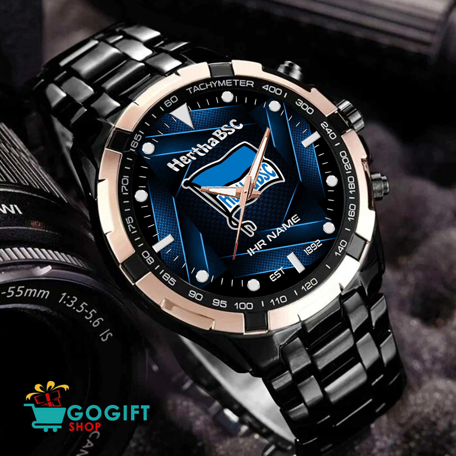 Hertha BSC – Aurora Uhr Sonderausgabe mit Ihrem Namen Hertha BSC – Aurora Uhr Sonderausgabe mit Ihrem Namen