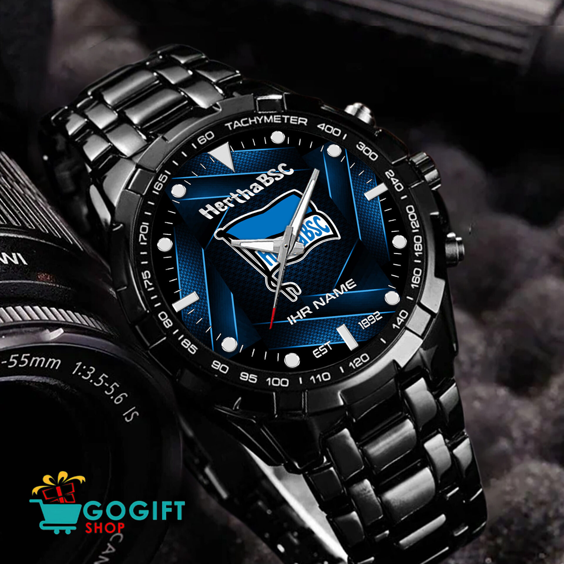 Hertha BSC – Aurora Uhr Sonderausgabe mit Ihrem Namen Hertha BSC – Aurora Uhr Sonderausgabe mit Ihrem Namen