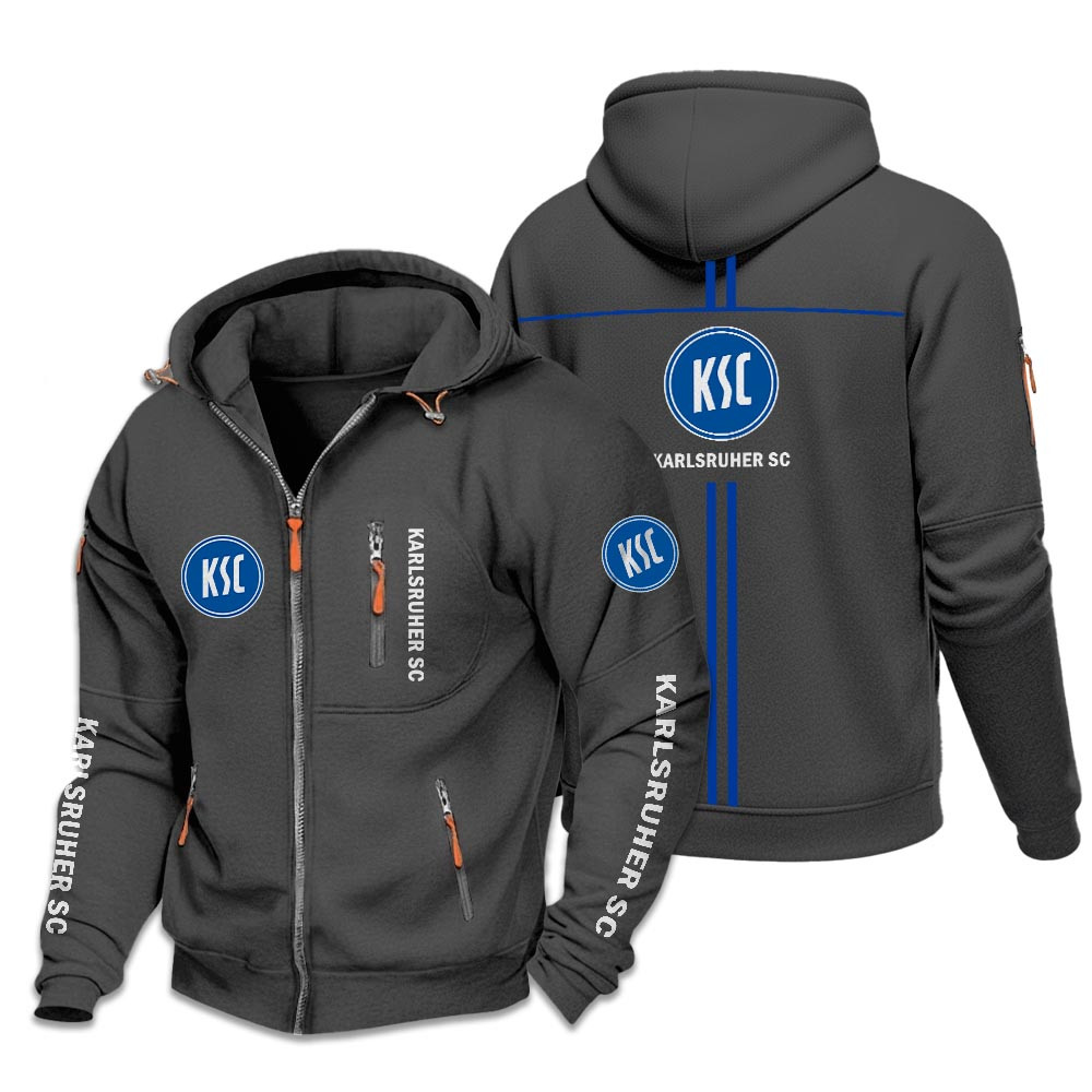 Karlsruher SC – Zip-Up-Jacke Neue Edition Karlsruher SC – Zip-Up-Jacke Neue Edition