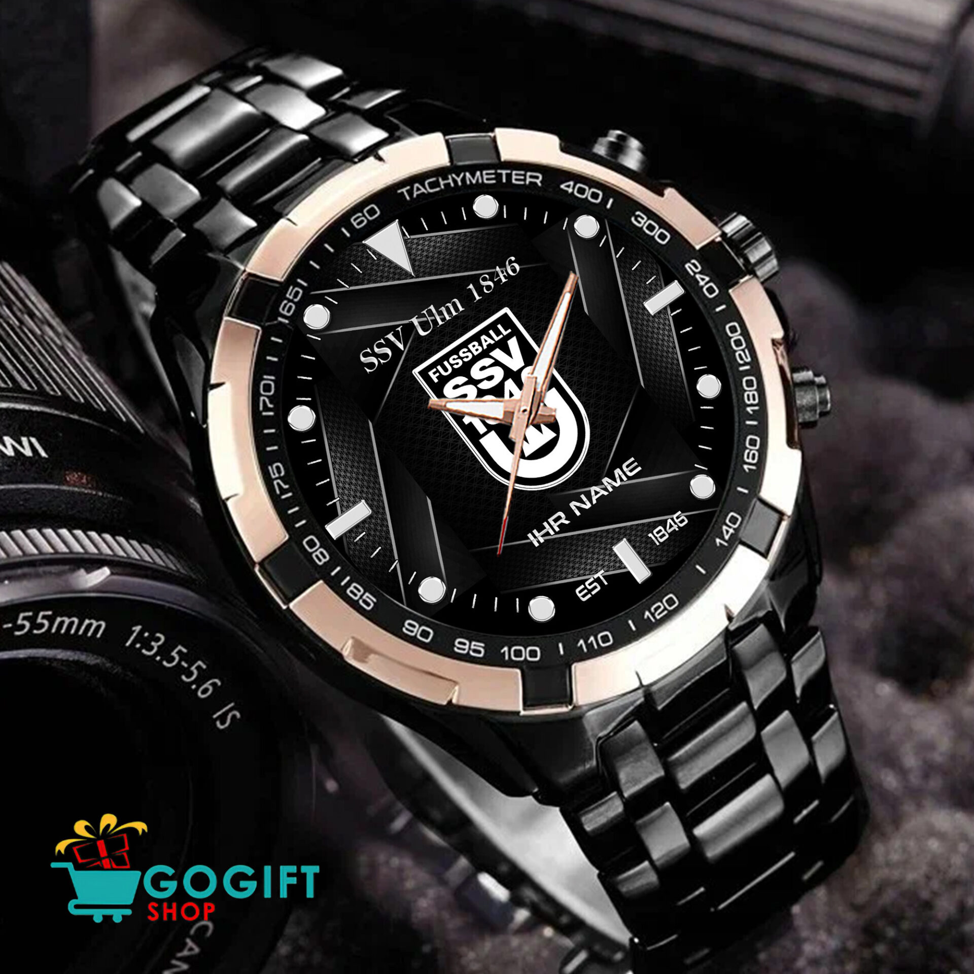 SSV Ulm 1846 Fußball – Aurora Uhr Sonderausgabe mit Ihrem Namen SSV Ulm 1846 Fußball – Aurora Uhr Sonderausgabe mit Ihrem Namen