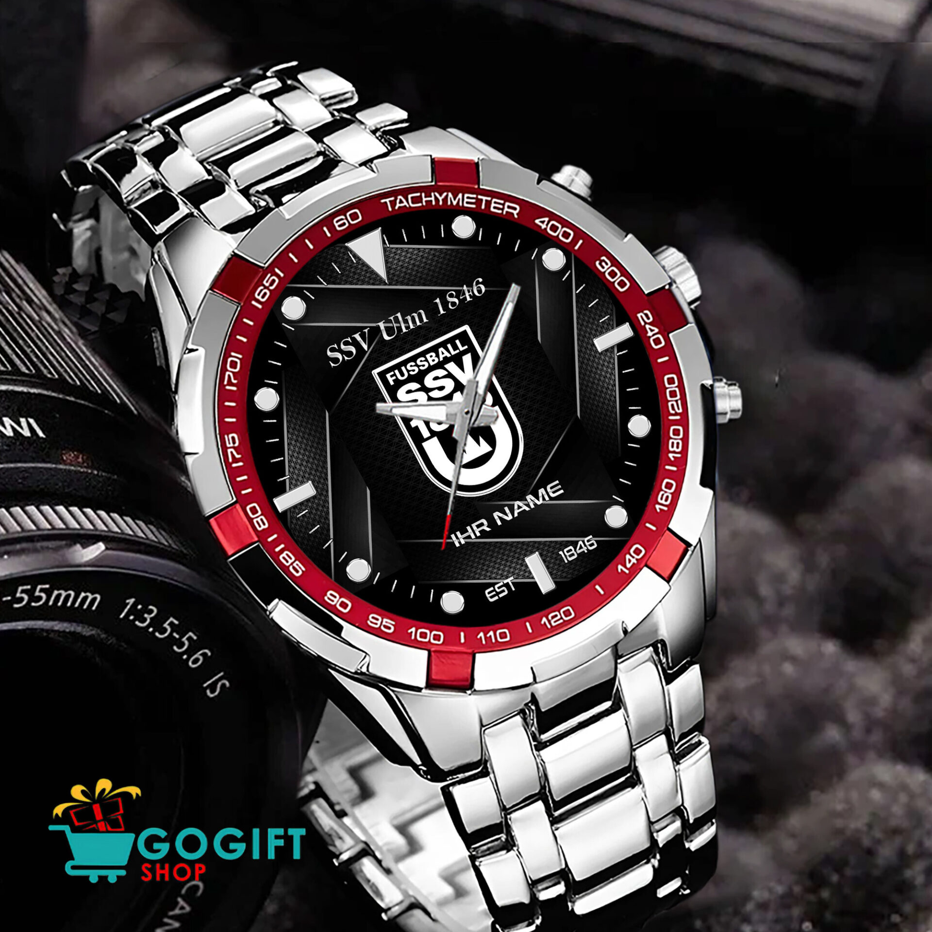 SSV Ulm 1846 Fußball – Aurora Uhr Sonderausgabe mit Ihrem Namen SSV Ulm 1846 Fußball – Aurora Uhr Sonderausgabe mit Ihrem Namen