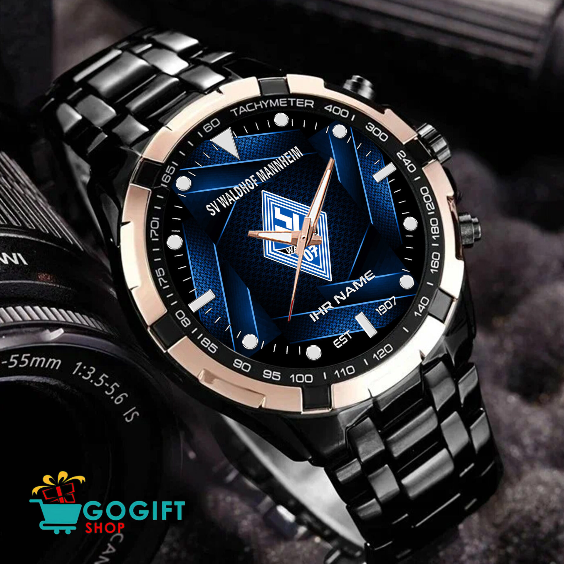 SV Waldhof Mannheim 07 – Aurora Uhr Sonderausgabe mit Ihrem Namen SV Waldhof Mannheim 07 – Aurora Uhr Sonderausgabe mit Ihrem Namen