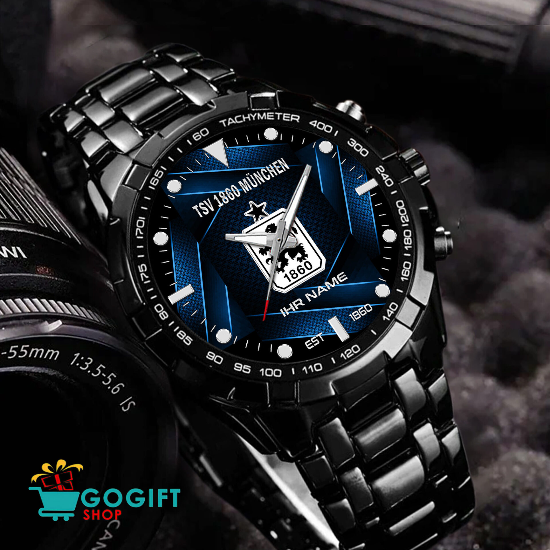 TSV 1860 München – Aurora Uhr Sonderausgabe mit Ihrem Namen TSV 1860 München – Aurora Uhr Sonderausgabe mit Ihrem Namen