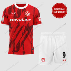 1. FC Kaiserslautern – T-Shirt und Shorts mit individueller Name Nummer – Sonderkollektion
