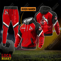 1. FC Köln - Kapuzenpullover und Hose Sonderausgabe mit Ihrem Namen