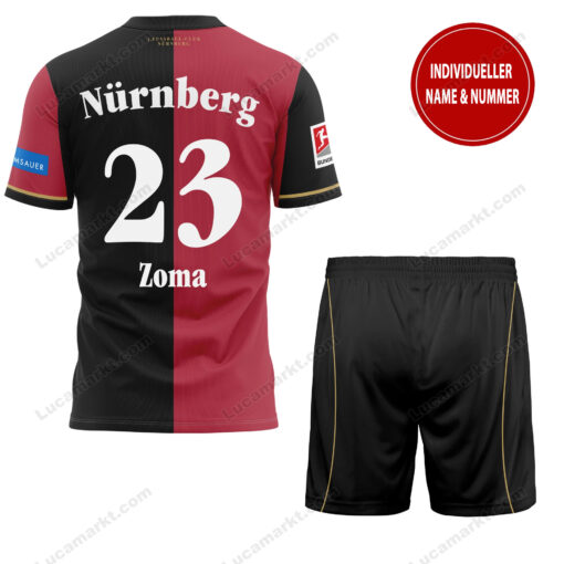 1. FC Nürnberg – T-Shirt und Shorts mit individueller Name Nummer – Sonderkollektion 1. FC Nürnberg – T-Shirt und Shorts mit individueller Name Nummer – Sonderkollektion