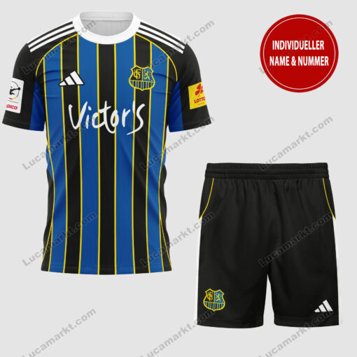 1. FC Saarbrücken – T-Shirt und Shorts mit individueller Name Nummer – Sonderkollektion 1. FC Saarbrücken – T-Shirt und Shorts mit individueller Name Nummer – Sonderkollektion