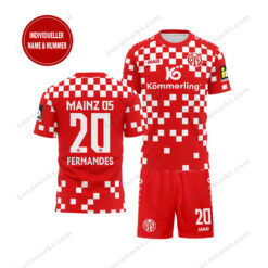 1. FSV Mainz 05 - T-Shirt und Shorts mit individueller Name Nummer - Sonderkollektion