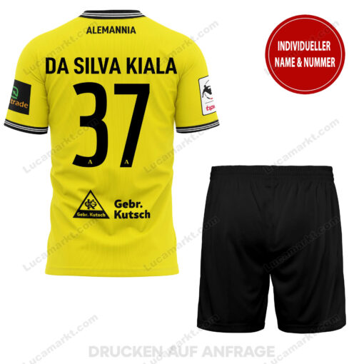Alemannia Aachen – T-Shirt und Shorts mit individueller Name Nummer – Sonderkollektion Alemannia Aachen – T-Shirt und Shorts mit individueller Name Nummer – Sonderkollektion