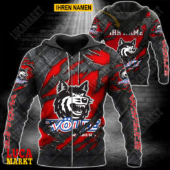 EHC Freiburg - Reißverschluss-Hoodie Neue Edition mit Ihrem Namen