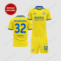 Eintracht Braunschweig - T-Shirt und Shorts mit individueller Name Nummer - Sonderkollektion