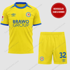 Eintracht Braunschweig – T-Shirt und Shorts mit individueller Name Nummer – Sonderkollektion
