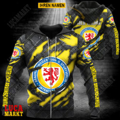 Eintracht Braunschweig - Reißverschluss-Hoodie Neue Edition mit Ihrem Namen