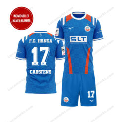 FC Hansa Rostock - T-Shirt und Shorts mit individueller Name Nummer - Sonderkollektion