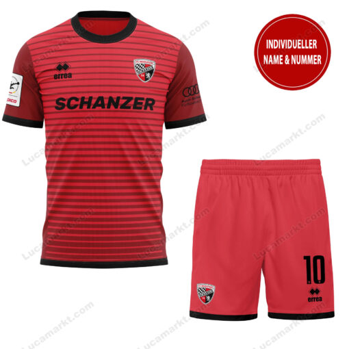 FC Ingolstadt 04 – T-Shirt und Shorts mit individueller Name Nummer – Sonderkollektion FC Ingolstadt 04 – T-Shirt und Shorts mit individueller Name Nummer – Sonderkollektion