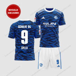 FC Schalke 04 - T-Shirt und Shorts mit individueller Name Nummer - Sonderkollektion