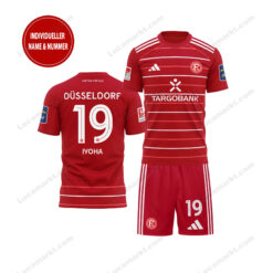 Fortuna Düsseldorf - T-Shirt und Shorts mit individueller Name Nummer - Sonderkollektion