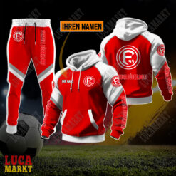 Fortuna Düsseldorf - Kapuzenpullover und Hose Sonderausgabe mit Ihrem Namen