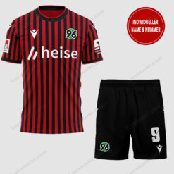 Hannover 96 – T-Shirt und Shorts mit individueller Name Nummer – Sonderkollektion