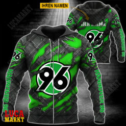 Hannover 96 - Reißverschluss-Hoodie Neue Edition mit Ihrem Namen