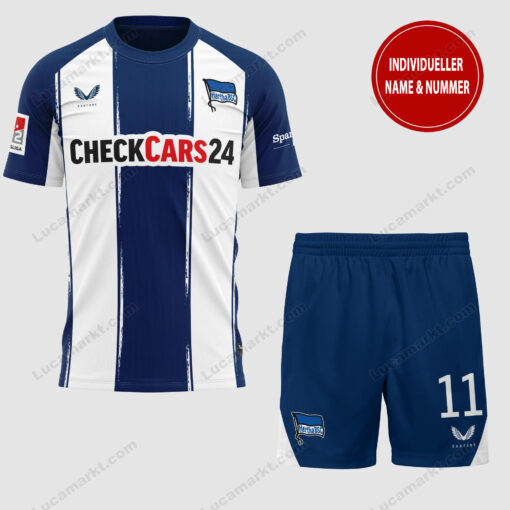 Hertha BSC – T-Shirt und Shorts mit individueller Name Nummer – Sonderkollektion Hertha BSC – T-Shirt und Shorts mit individueller Name Nummer – Sonderkollektion