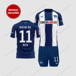 Hertha BSC - T-Shirt und Shorts mit individueller Name Nummer - Sonderkollektion