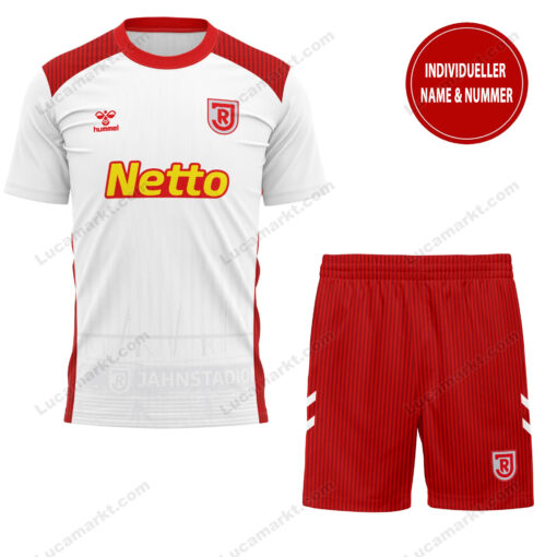 Jahn Regensburg – T-Shirt und Shorts mit individueller Name Nummer – Sonderkollektion Jahn Regensburg – T-Shirt und Shorts mit individueller Name Nummer – Sonderkollektion