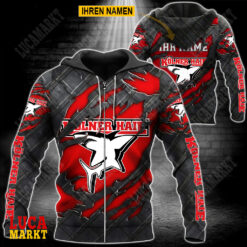 Kölner Haie - Reißverschluss-Hoodie Neue Edition mit Ihrem Namen