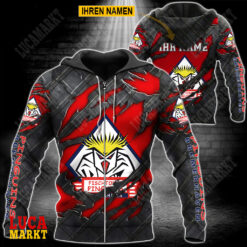 Pinguins Bremerhaven - Reißverschluss-Hoodie Neue Edition mit Ihrem Namen