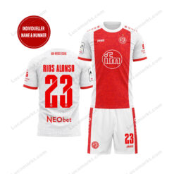 Rot-Weiss Essen - T-Shirt und Shorts mit individueller Name Nummer - Sonderkollektion