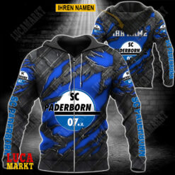 SC Paderborn 07 - Reißverschluss-Hoodie Neue Edition mit Ihrem Namen