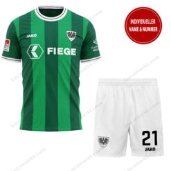 SC Preußen Münster – T-Shirt und Shorts mit individueller Name Nummer – Sonderkollektion