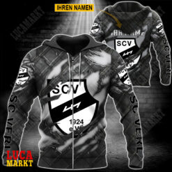 SC Verl - Reißverschluss-Hoodie Neue Edition mit Ihrem Namen