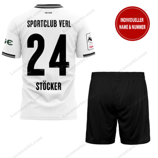 SC Verl – T-Shirt und Shorts mit individueller Name Nummer – Sonderkollektion SC Verl – T-Shirt und Shorts mit individueller Name Nummer – Sonderkollektion