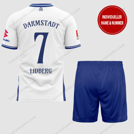 SV Darmstadt 98 – T-Shirt und Shorts mit individueller Name Nummer – Sonderkollektion SV Darmstadt 98 – T-Shirt und Shorts mit individueller Name Nummer – Sonderkollektion