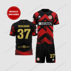 SV Wehen Wiesbaden - T-Shirt und Shorts mit individueller Name Nummer - Sonderkollektion