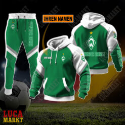 SV Werder Bremen - Kapuzenpullover und Hose Sonderausgabe mit Ihrem Namen