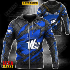 Schwenninger Wild - Reißverschluss-Hoodie Neue Edition mit Ihrem Namen