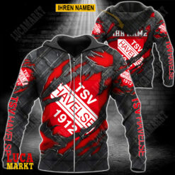 TSV Havelse - Reißverschluss-Hoodie Neue Edition mit Ihrem Namen