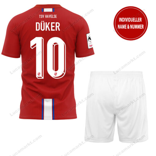 TSV Havelse – T-Shirt und Shorts mit individueller Name Nummer – Sonderkollektion TSV Havelse – T-Shirt und Shorts mit individueller Name Nummer – Sonderkollektion